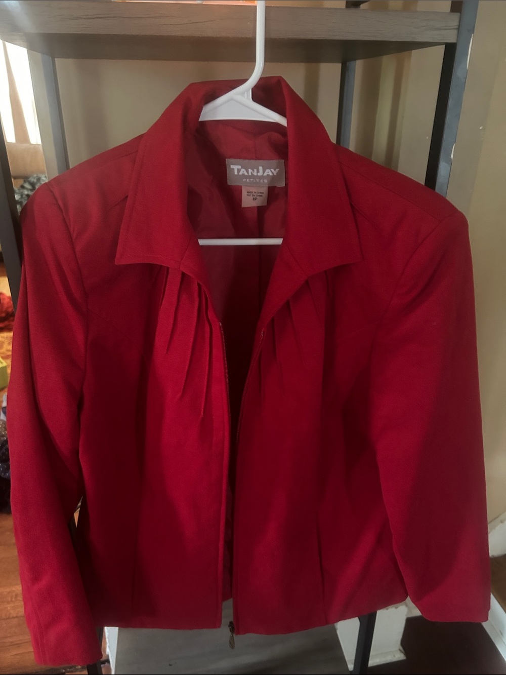 TanJay Vibrant Red Women's Zip Jacket